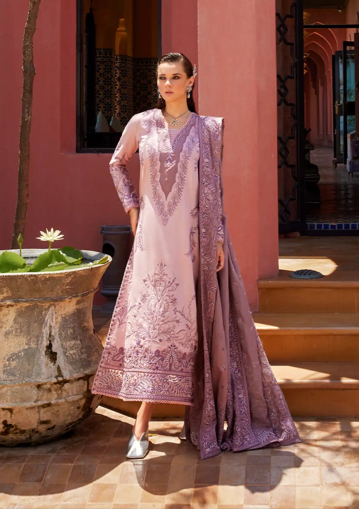 Mushq Winter Sateen Shawl'23 MNW-07 - Mohsin Saeed Fabrics