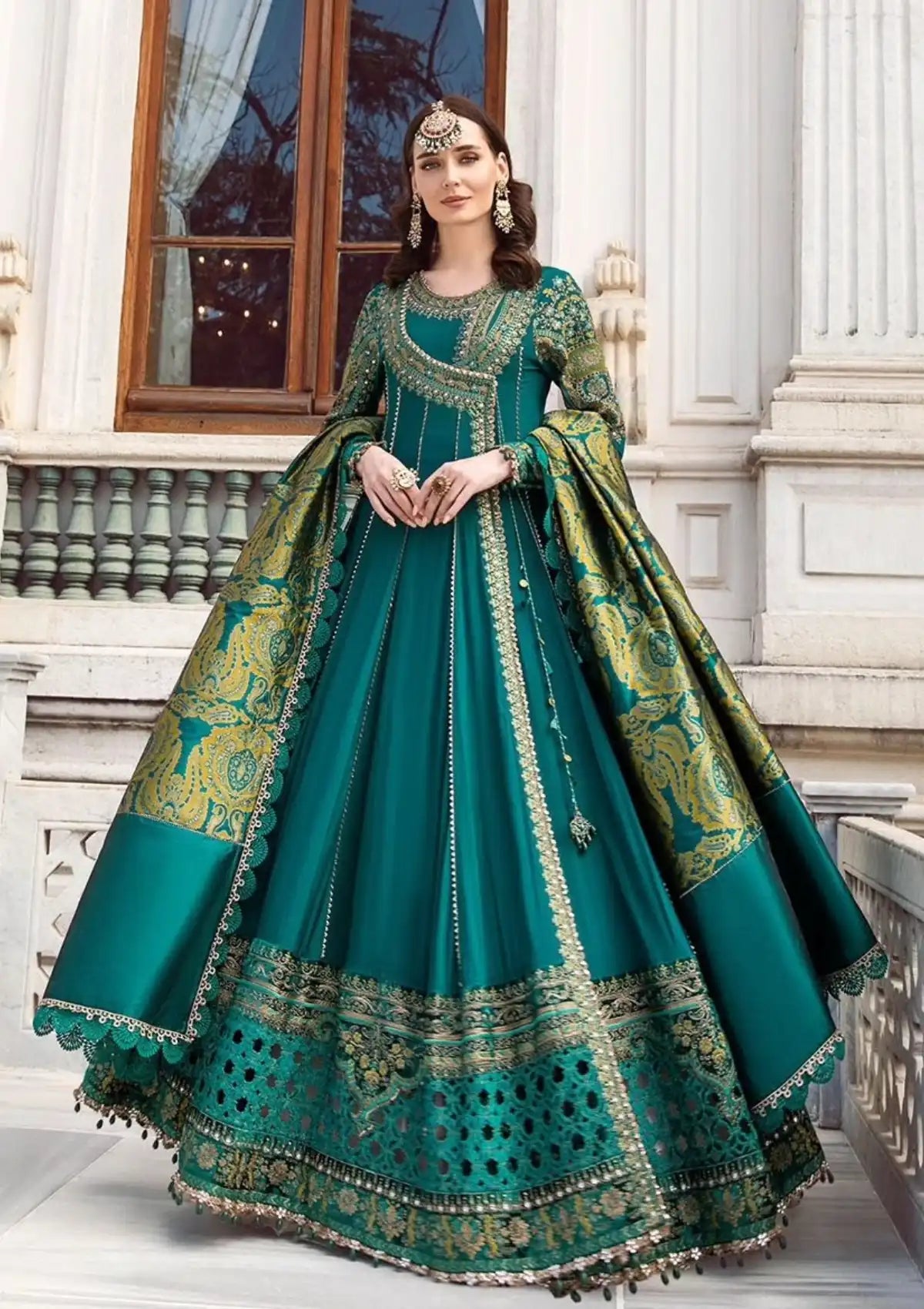 Maria.B Linen Winter'23 D-1107 - Mohsin Saeed Fabrics