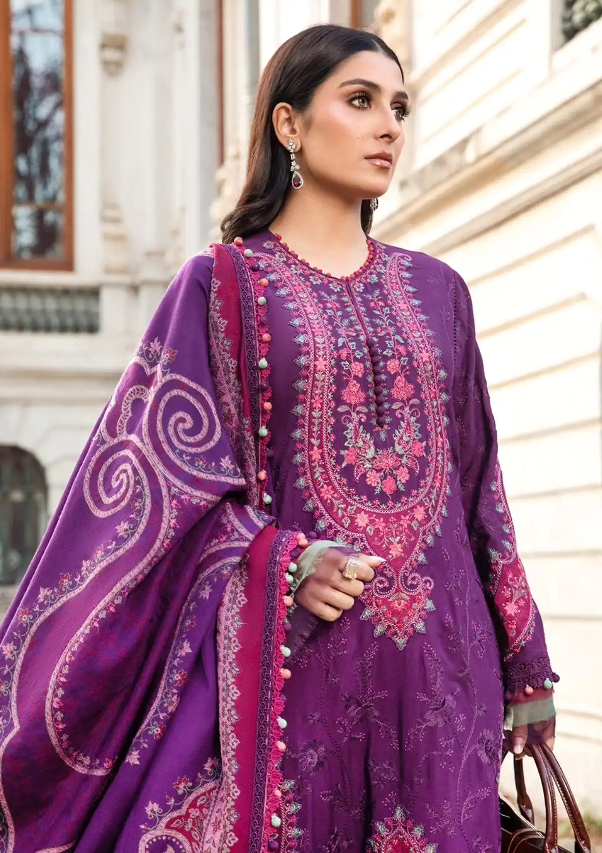 Maria.B Linen Winter'23 D-1108 - Mohsin Saeed Fabrics