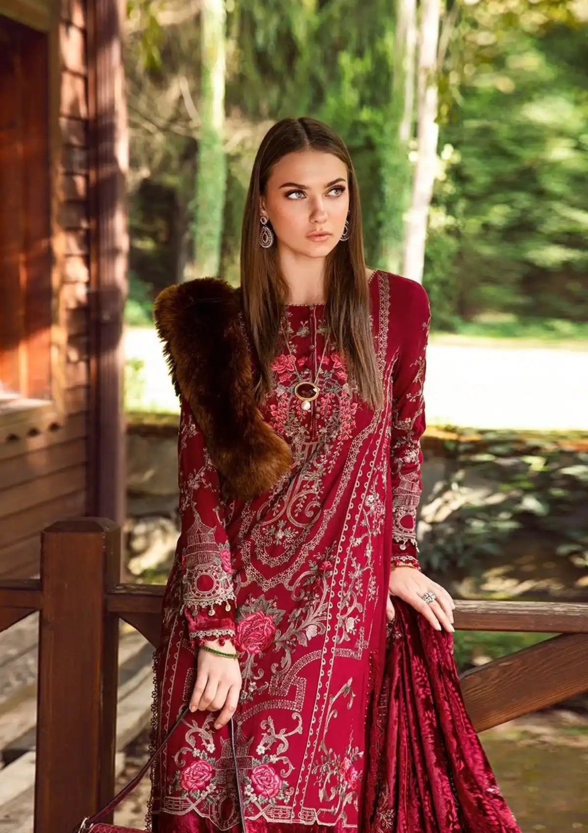 Maria.B Linen Winter'23 D-1112 - Mohsin Saeed Fabrics