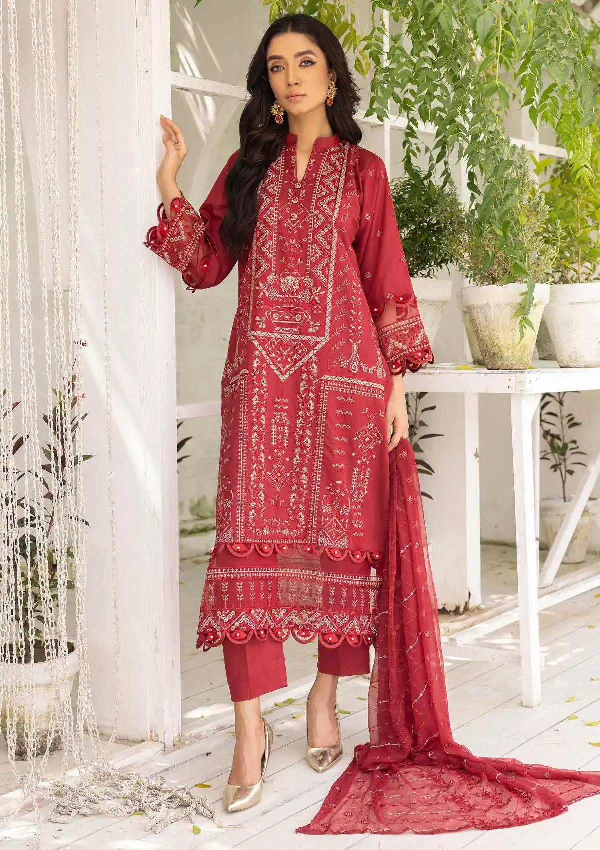 Ayla Zahra Singhar Luxury Emb Karandi'23 SNAZ 6 - Mohsin Saeed Fabrics