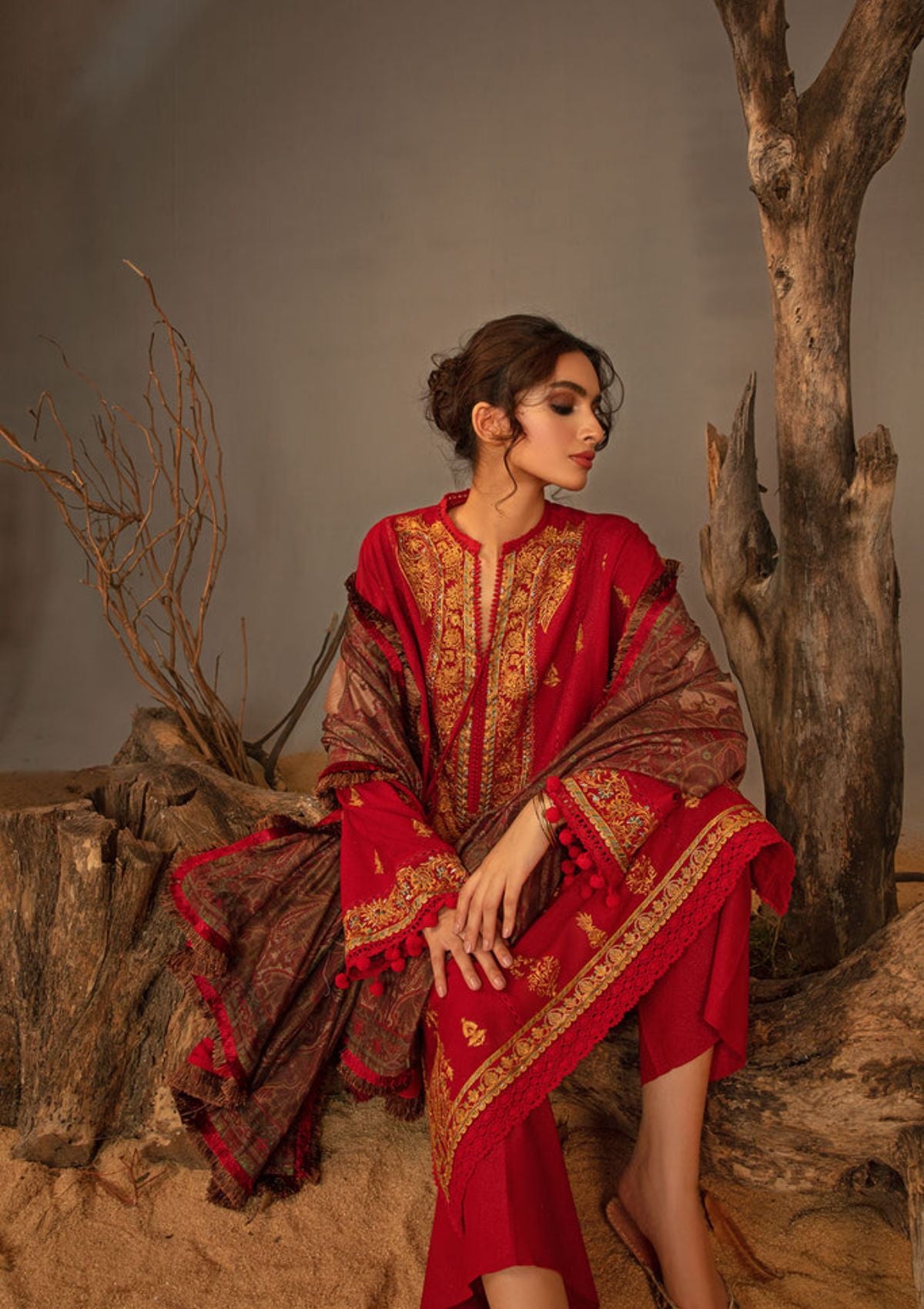 Sobia Nazir Autumn Winter'23 D-03A - Mohsin Saeed Fabrics