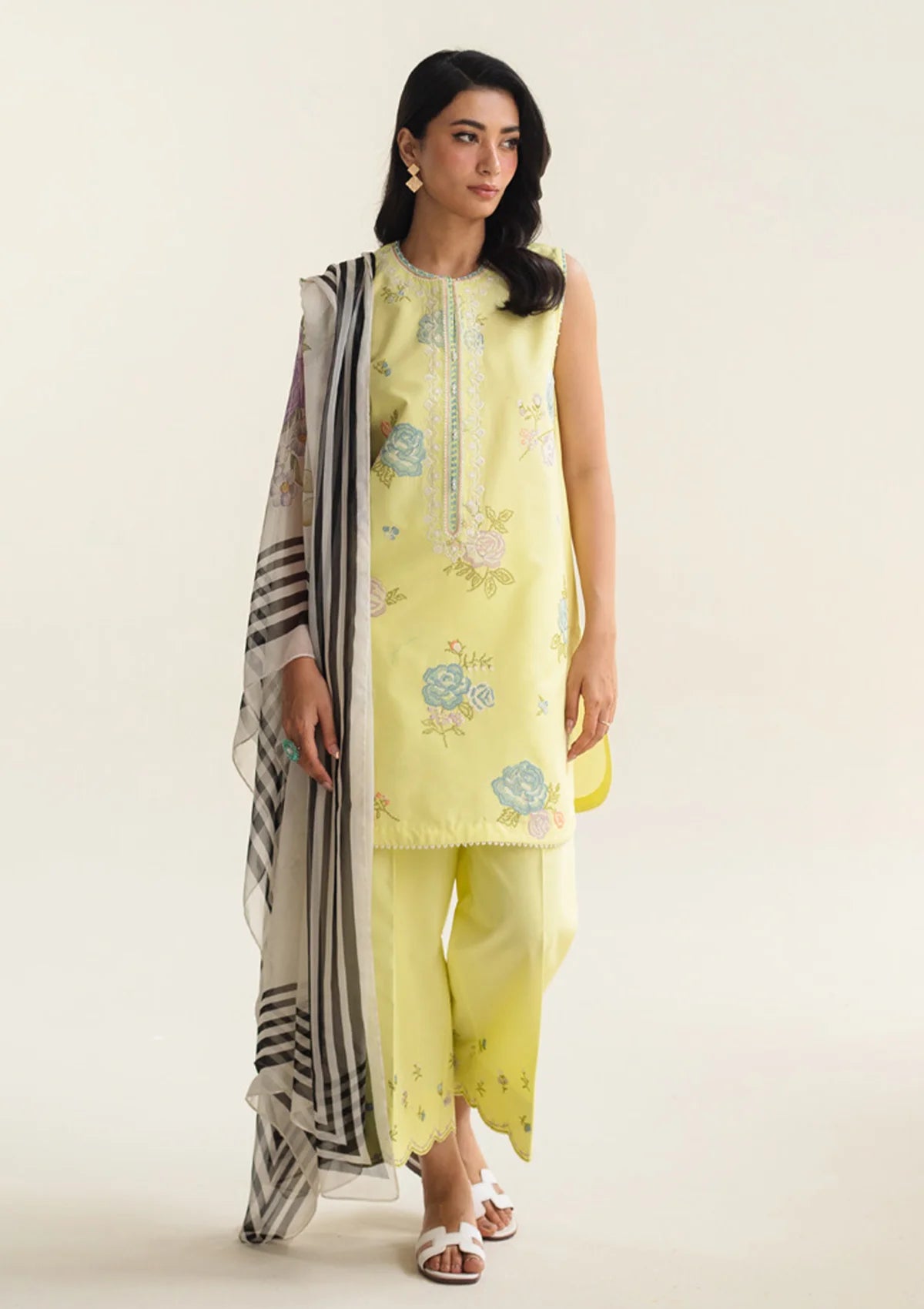 Coco By Zara Shahjahan Lawn'24 Vol-02 D-03A-MIREA - Mohsin Saeed Fabrics