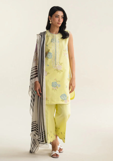 Coco By Zara Shahjahan Lawn'24 Vol-02 D-03A-MIREA - Mohsin Saeed Fabrics