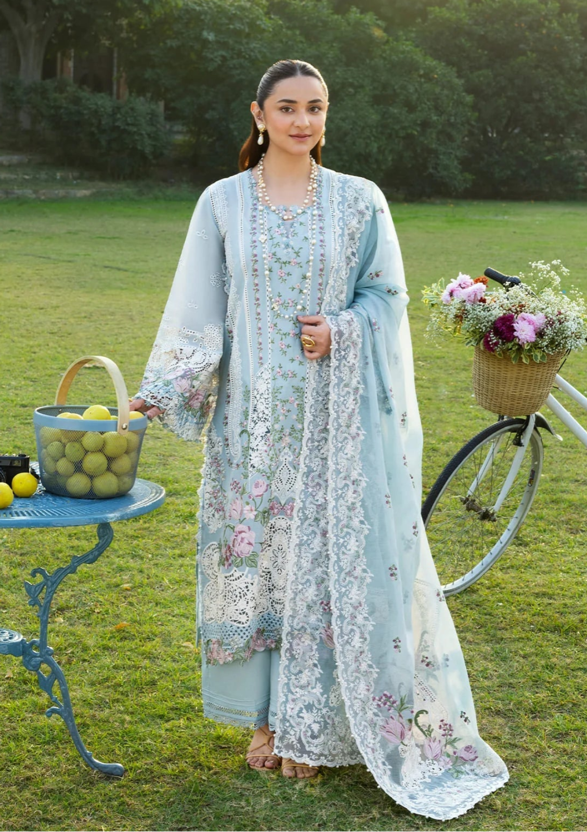 Elaf Luxury Lawn'26 ELY-07 MORNIG DRIZZLE
