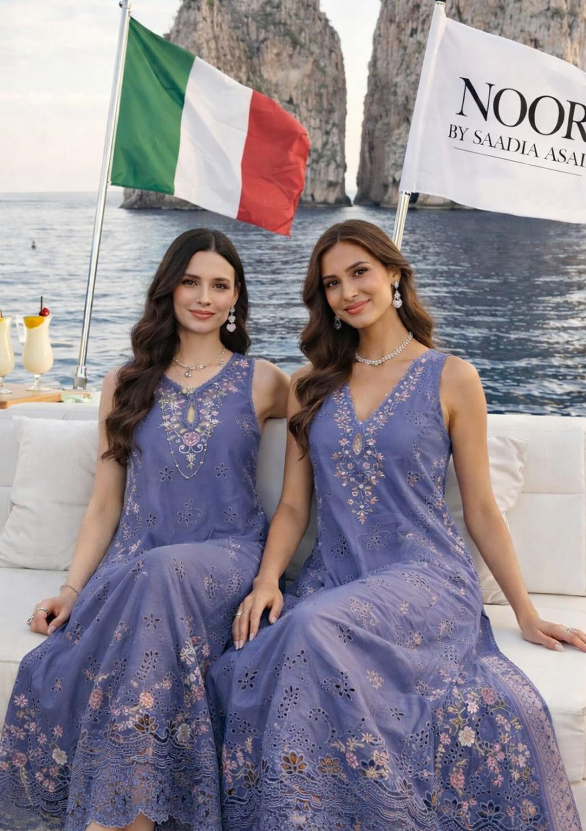 Noor by Saadia Asad Luxury Eid Schiffli Laserkari'26 D-09
