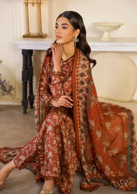 Zarif Printed Silk'24 ZSP-06 Bronze