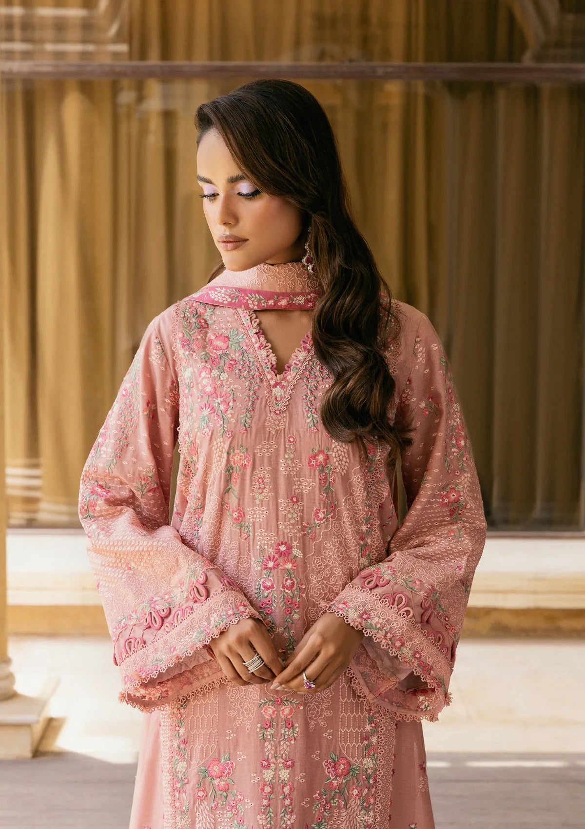 Elaf Luxury Winter'25 EWK-3A Dustyrose