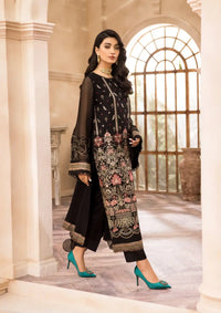 Farasha Emb Chiffon'22 Vol-01 D-06