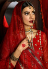 Ishq By Zeeniya Luxury Pret'23 (Red Rose)