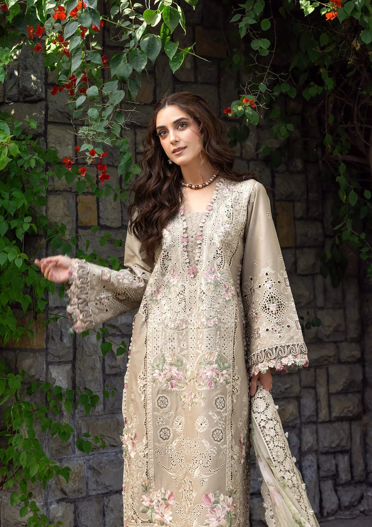 Elaf Luxury Lawn'26 ELY-2A CAMELLIA
