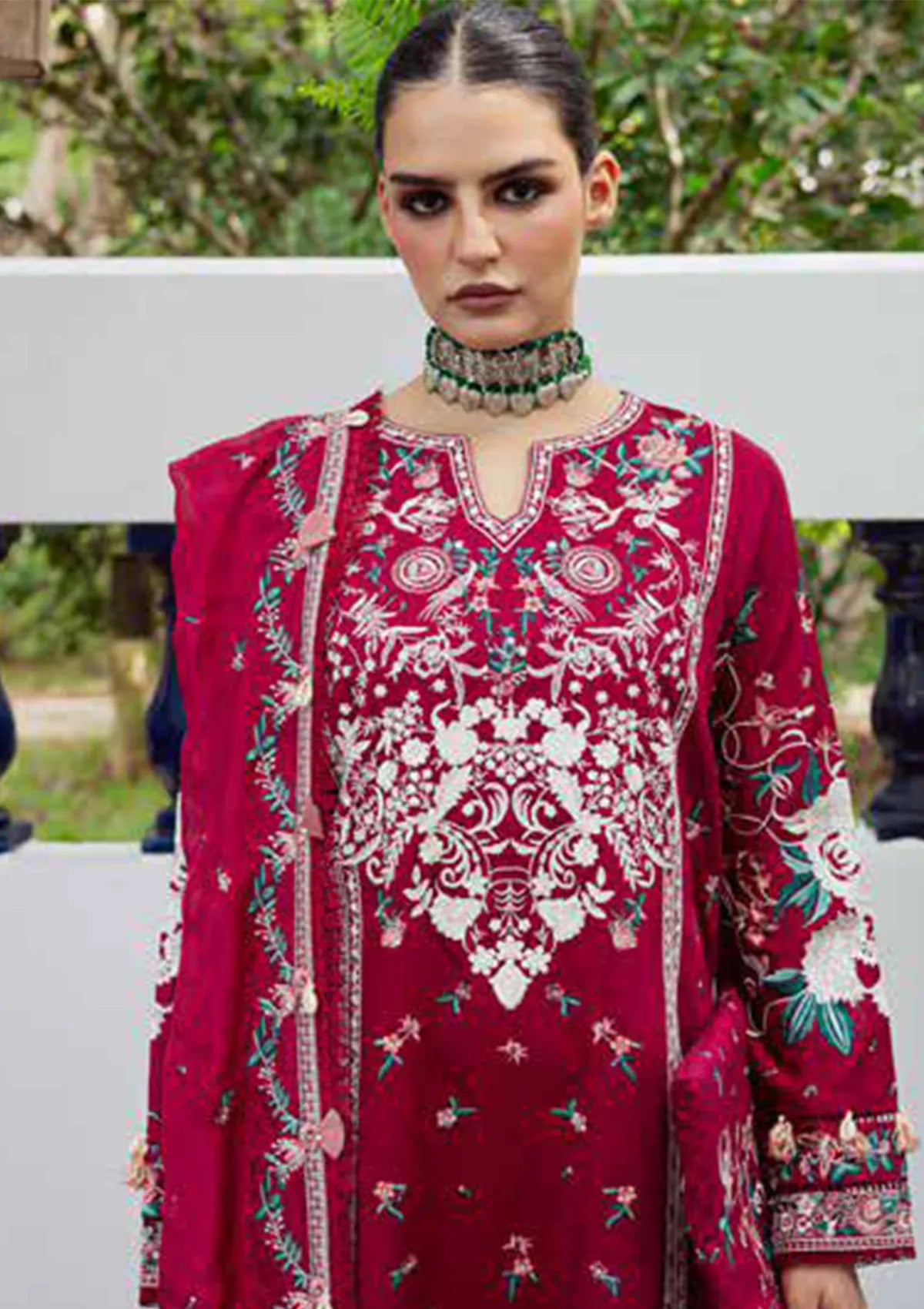 mohsin-saeed-fabrics-affordable-luxury-outfits-for-daily-formal-and-wedding-wear-This-product-is-from-marjjan-lovella-emb-viscose25-mev-46a-reddish-is-available-on-Mohsin-saeed-fabrics-website.