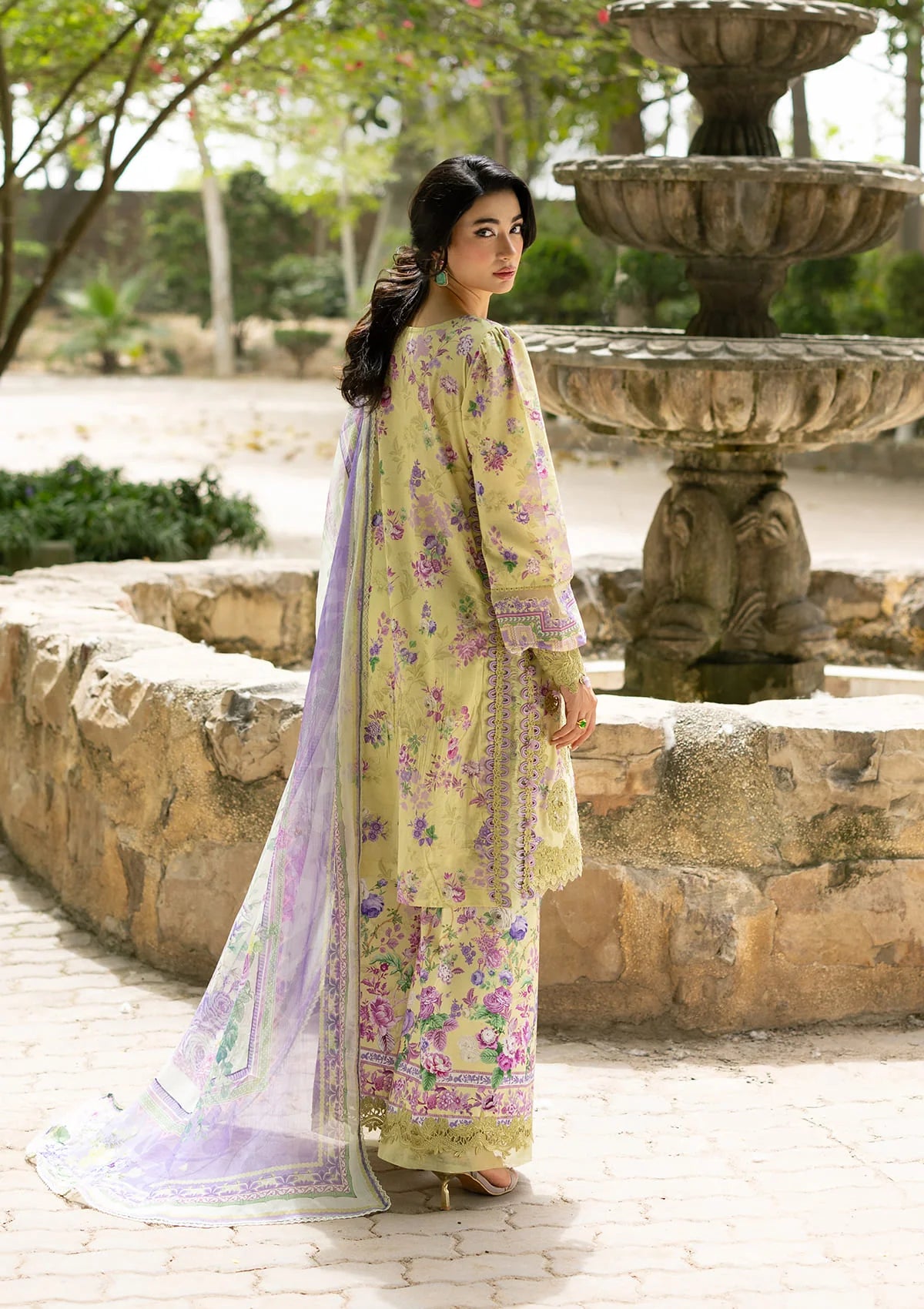 Elaf Signature Emb Prints Vol'II'26 ESG-8A OLIVIA