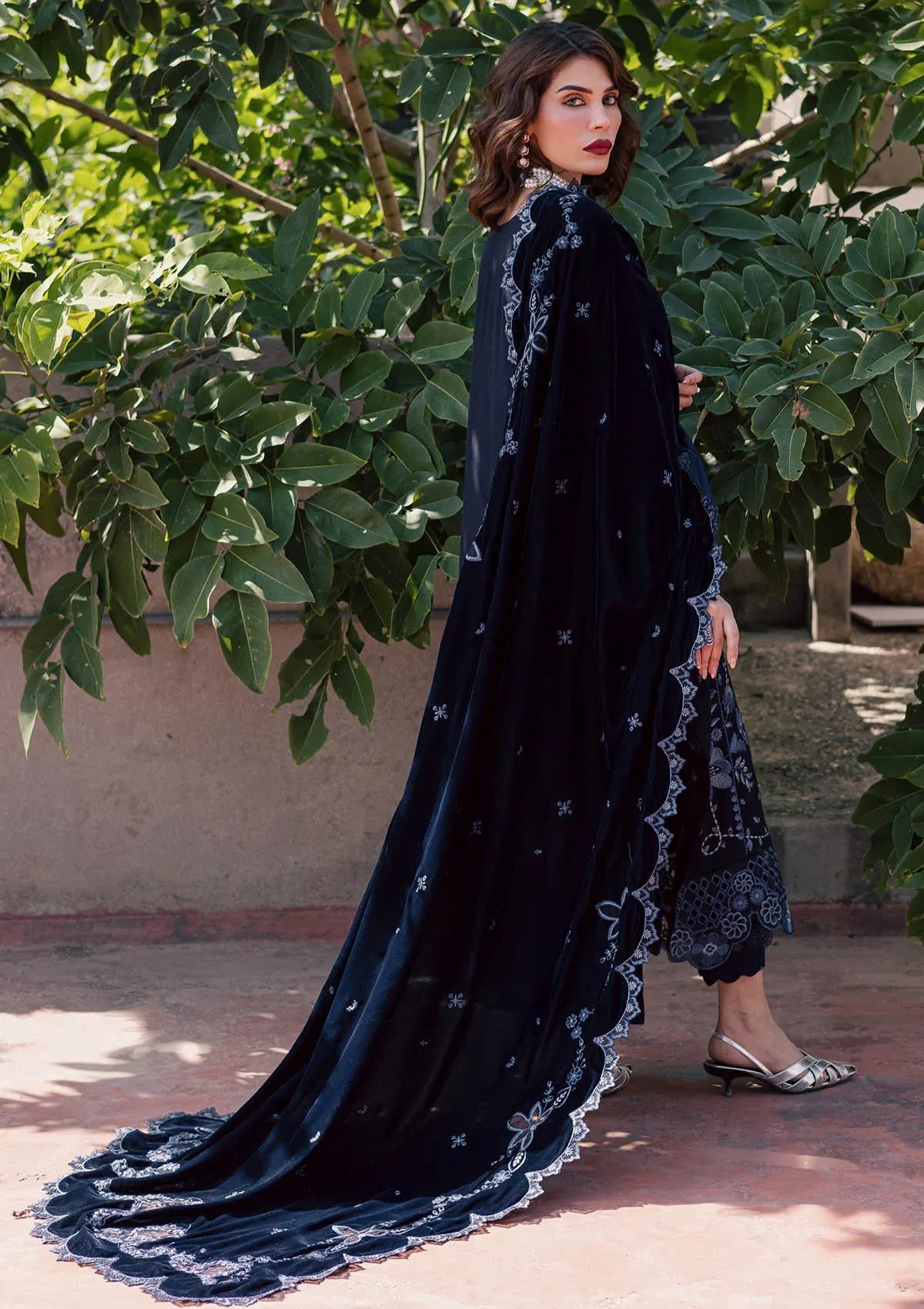 Nureh Exclusive Luxury Velvet Shawl'25 NE-180