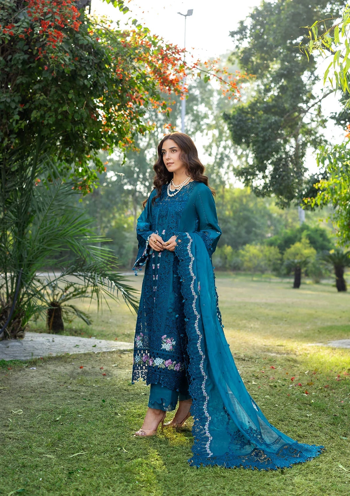 Elaf Luxury Lawn'26 ELY-06 SAPPHIRE
