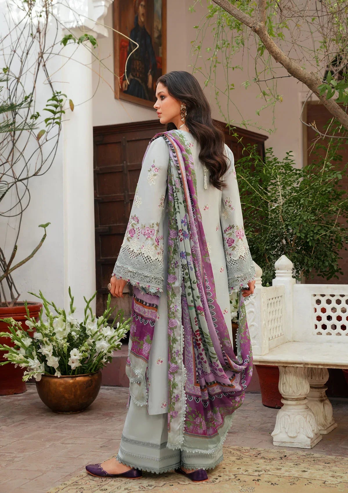 Kahf EK Fasana Luxury Lawn'26 KLB-6B BANAFSHA