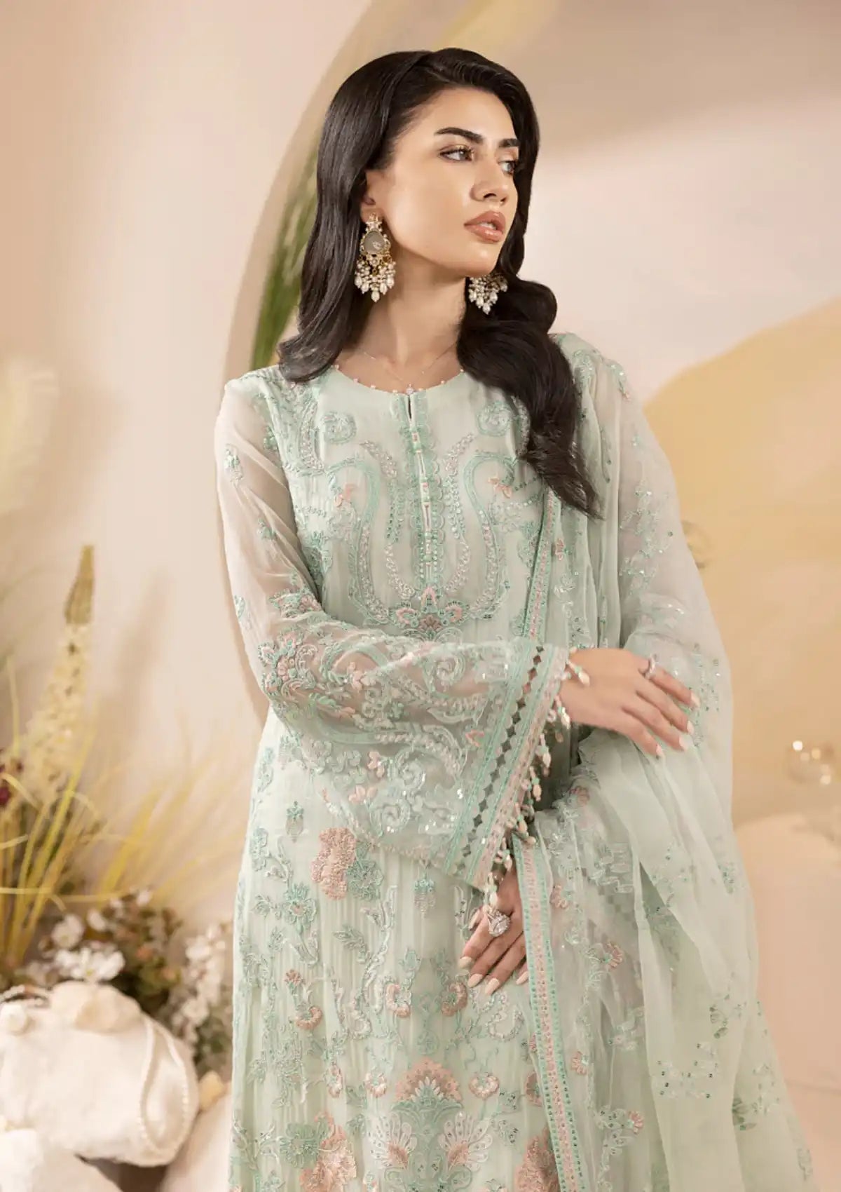 Lavish Pareesa Luxury Chiffon'24 D-08 PISTA