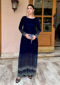 Sidra Fahad Velvet'25 SF - 292   Zinc