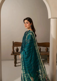 Elaf E-Craft Chikankari Lawn'26 EHC-2A MOSS