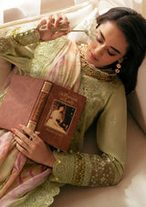 Nureh Maya Embroidered Lawn'24 NS-143 - Mohsin Saeed Fabrics