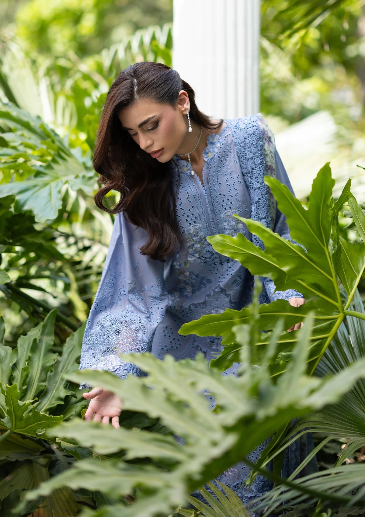 Elaf Luxury Lawn Vol-2'26 ELQ-2B LAVENDER LUXE