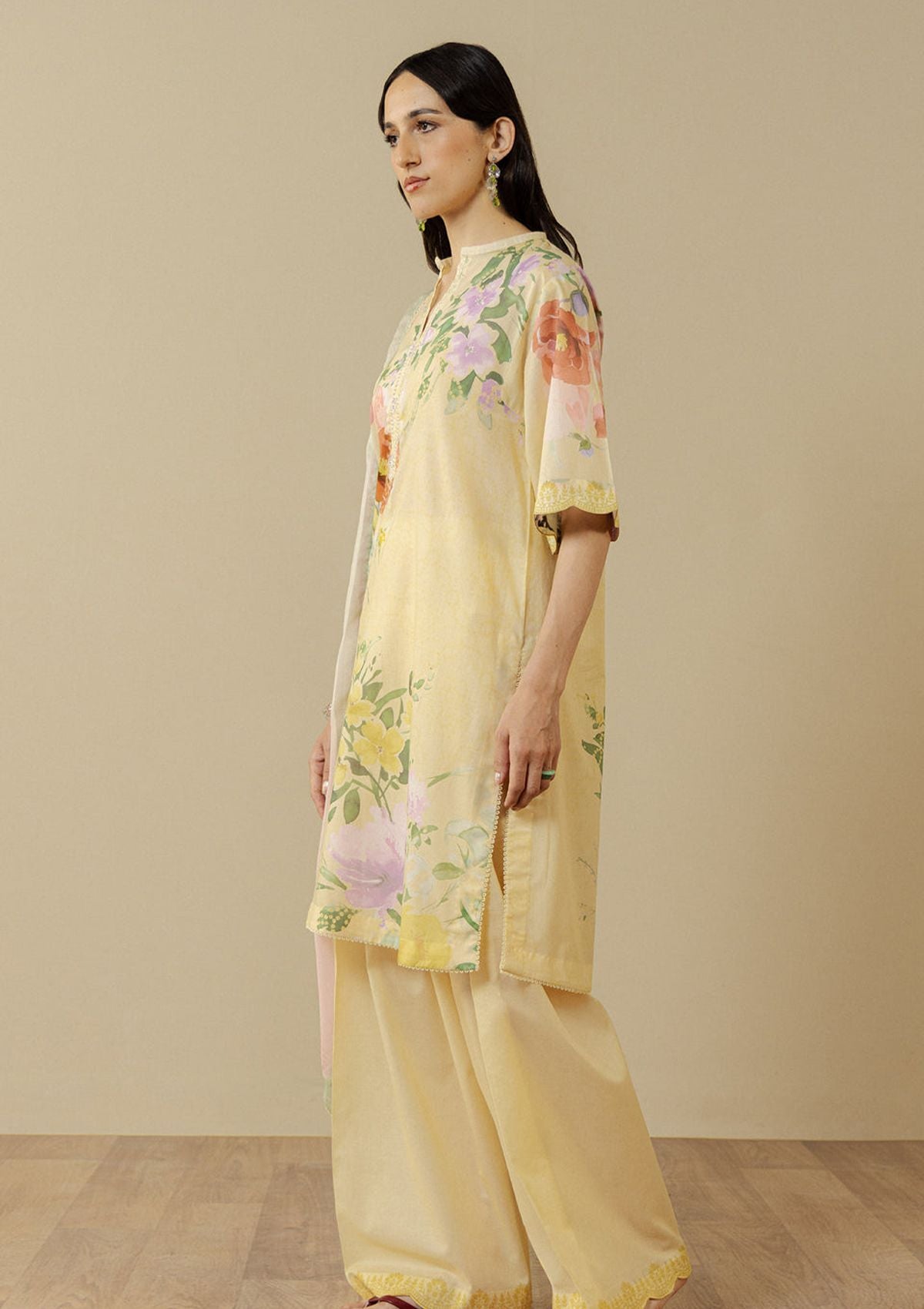 Coco by Zara Shahjahan Prints Drop III'26 D-3B Avena