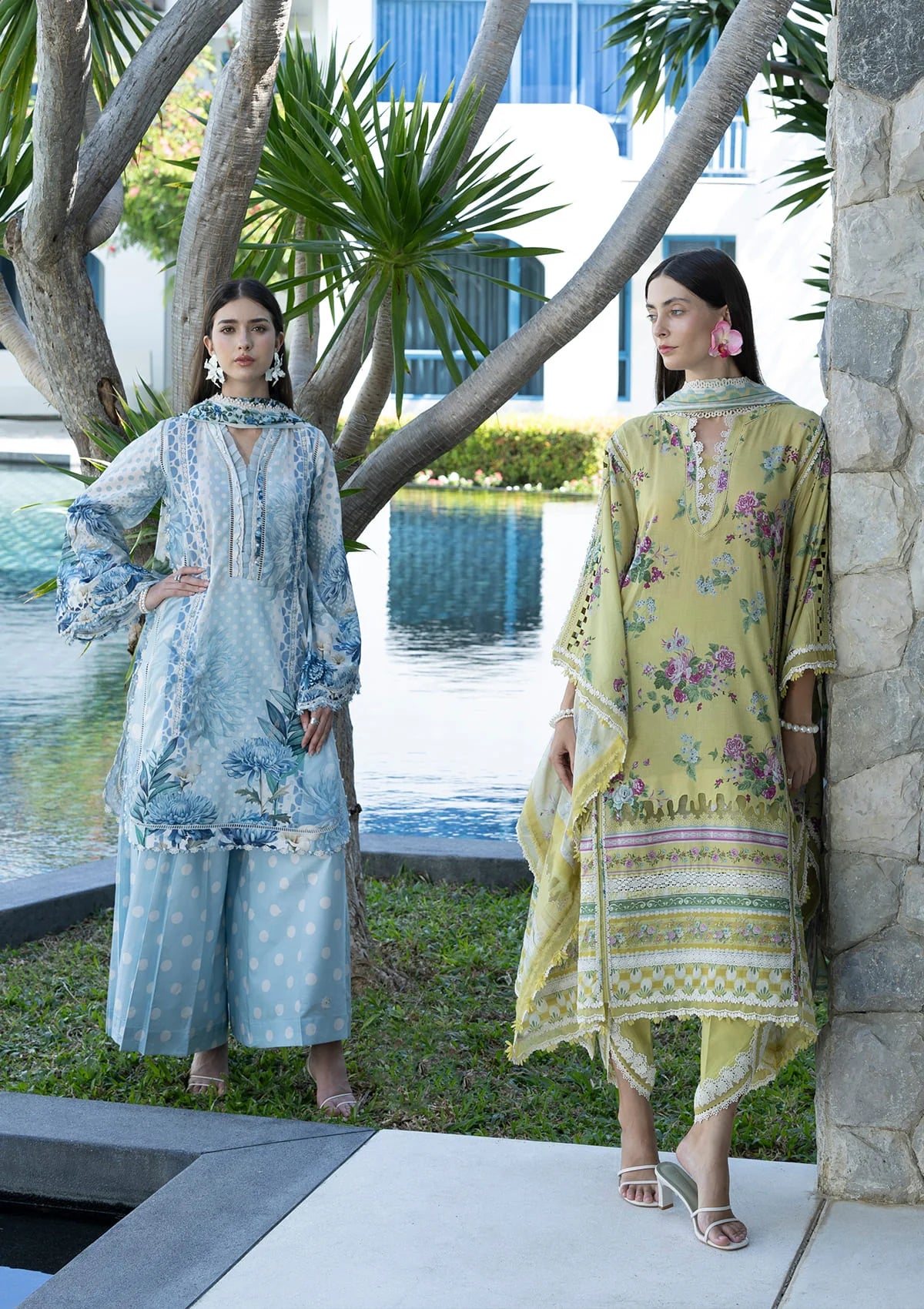 Elaf Santorini Prints Vol-1'26 EPN-4A AVOCADO