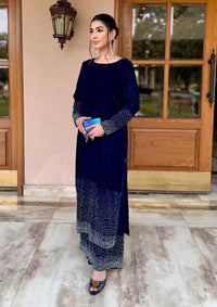 Sidra Fahad Velvet'25 SF - 292   Zinc