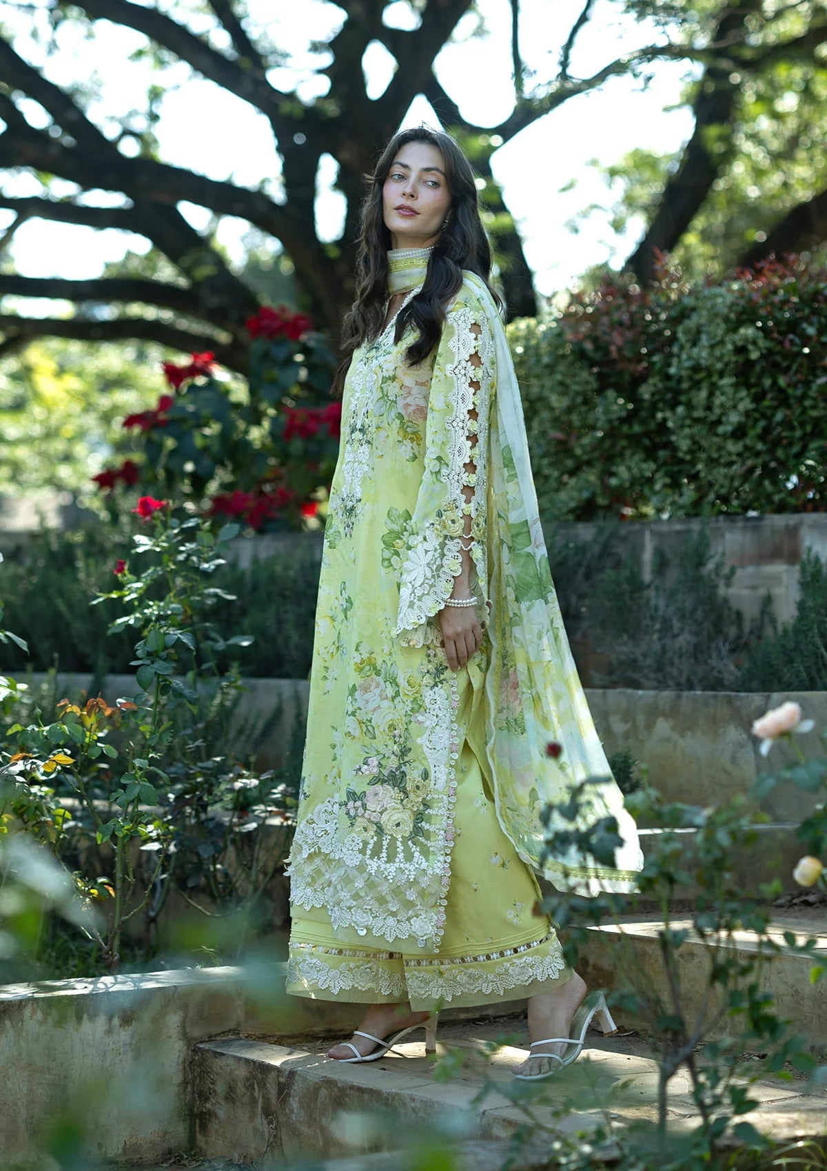 Elaf Signature Lawn'26 ESA-7A IVORY SEASON