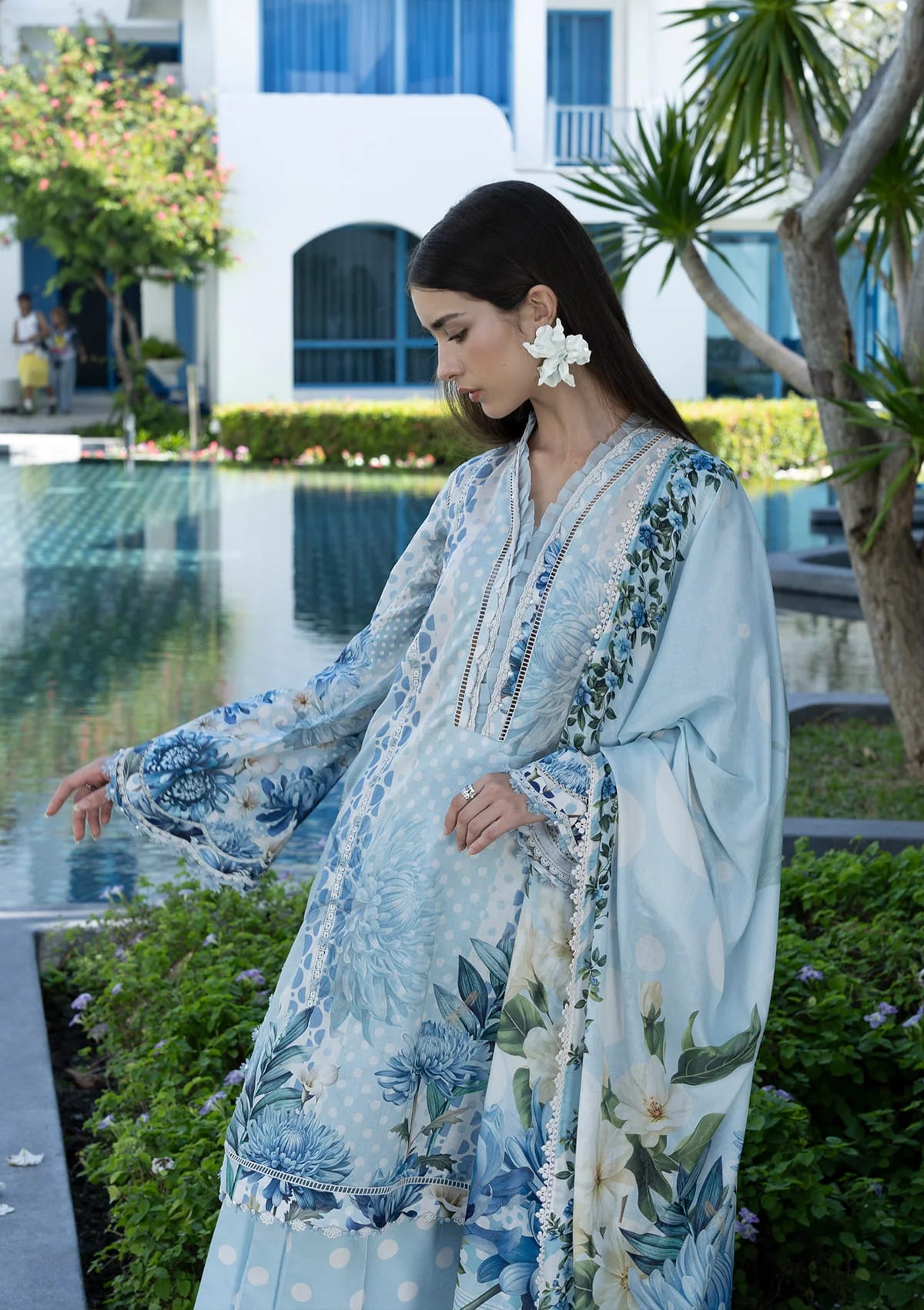 Elaf Santorini Prints Vol-1'26 EPN-1A OCEAN PETALS