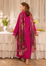 Farasha Seraya Emb Lawn'24 D-01 ASTER - Mohsin Saeed Fabrics