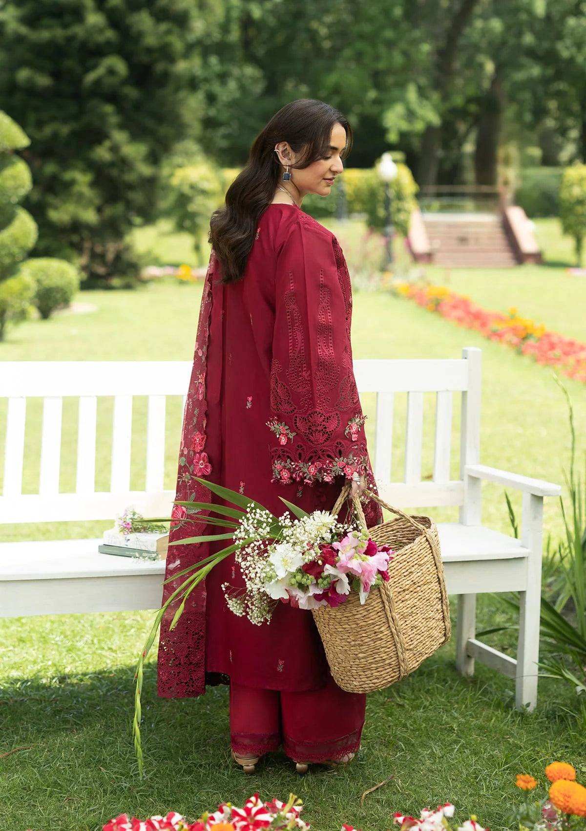 Elaf Luxury Lawn Vol-2'26 ELQ-4A FALLING PETALS
