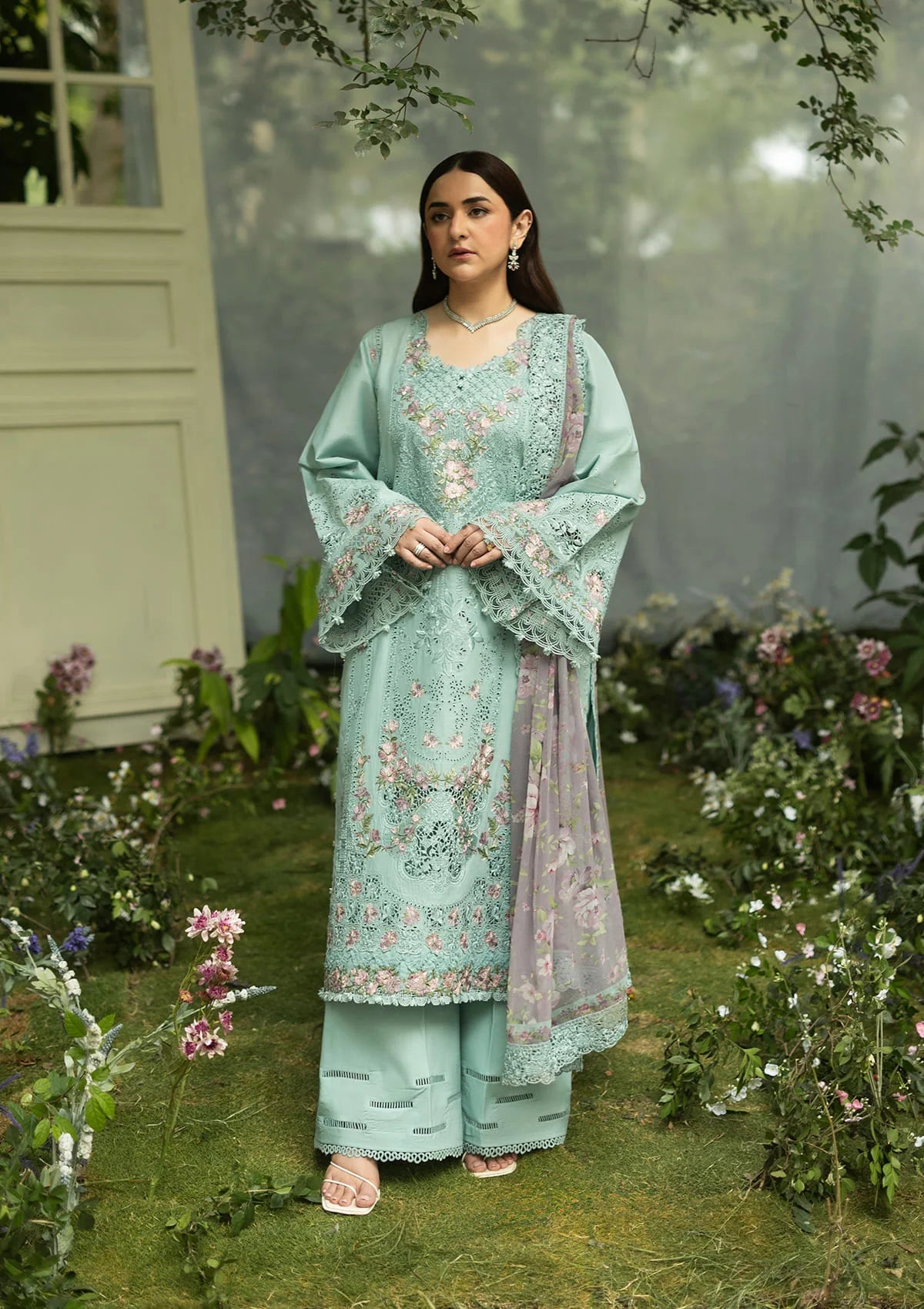 Elaf Luxury Lawn Vol-2'26 ELQ-6B MINT STORY