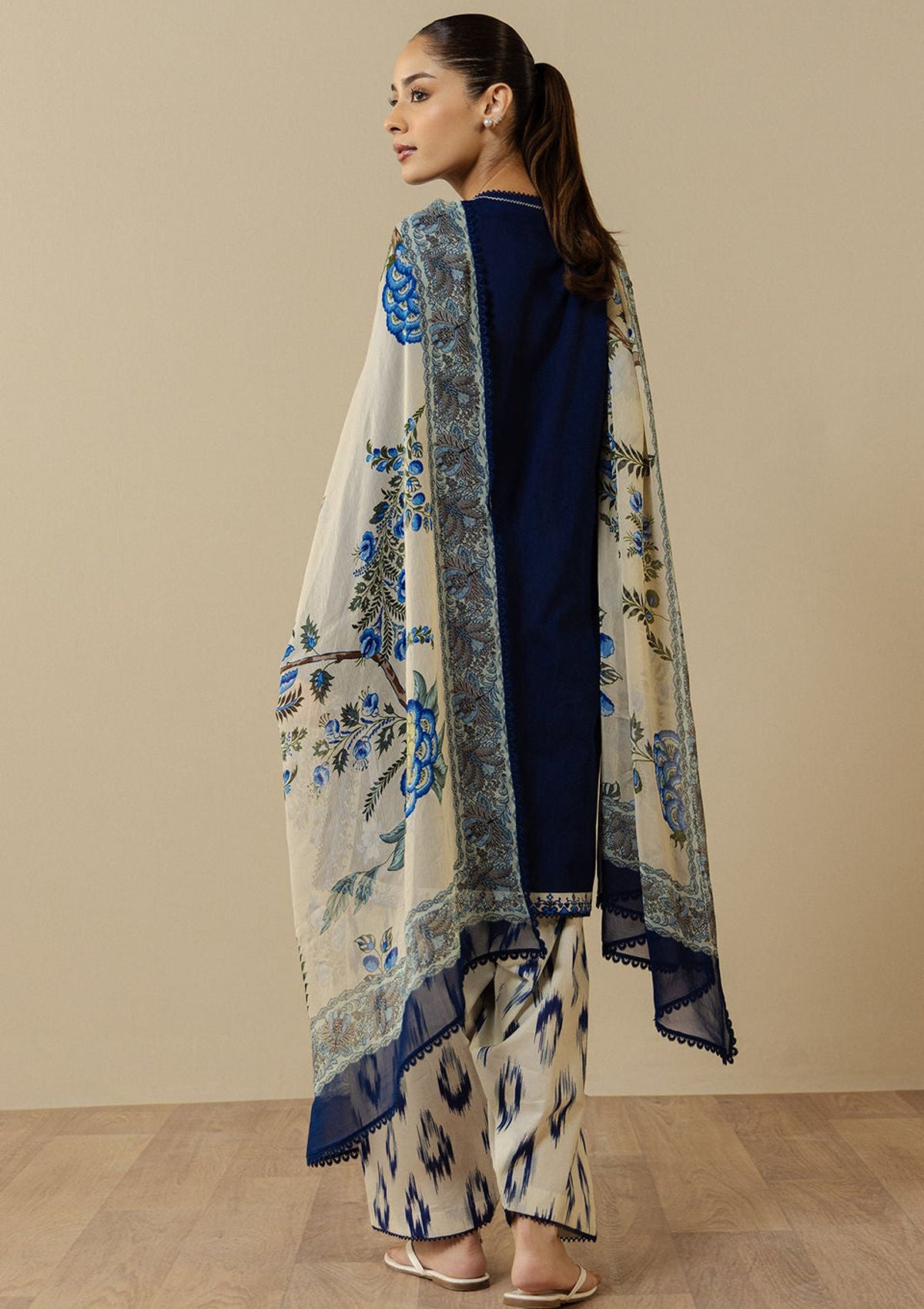 Coco by Zara Shahjahan Prints Drop III'26 D-10A Cassia
