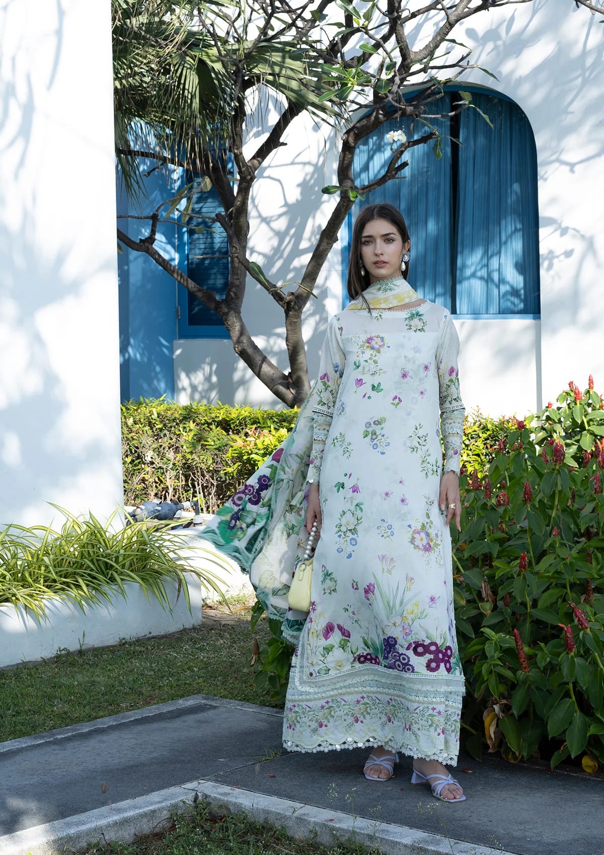 Elaf Santorini Prints Vol-1'26 EPN-7B MOON FLOWER