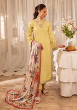 Farasha Seraya Emb Lawn'24 D-05 FERN - Mohsin Saeed Fabrics