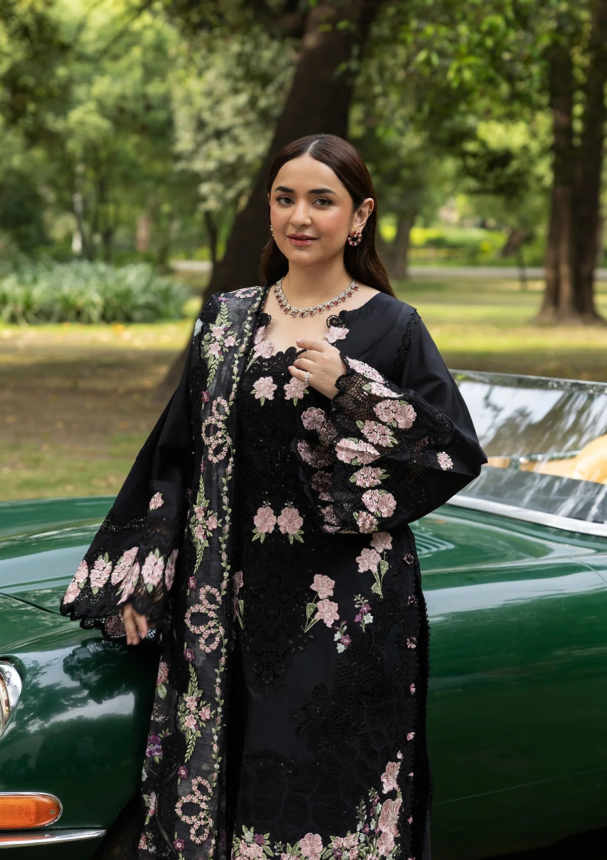 Elaf Luxury Lawn Vol-2'26 ELQ-5B BLACK MASCARA