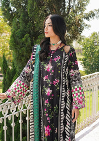 Elaf Prints Lawn Collection'24 EEP-02A-Dark Floral