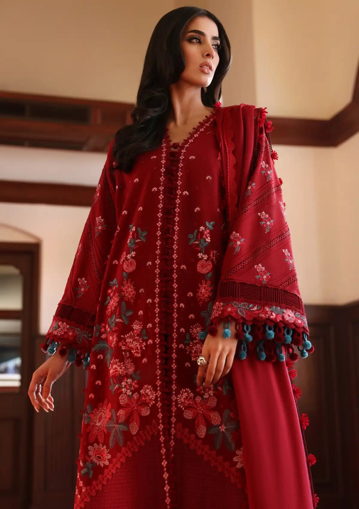 Republic Noemie Autumn Winter'23 D-01A - Mohsin Saeed Fabrics