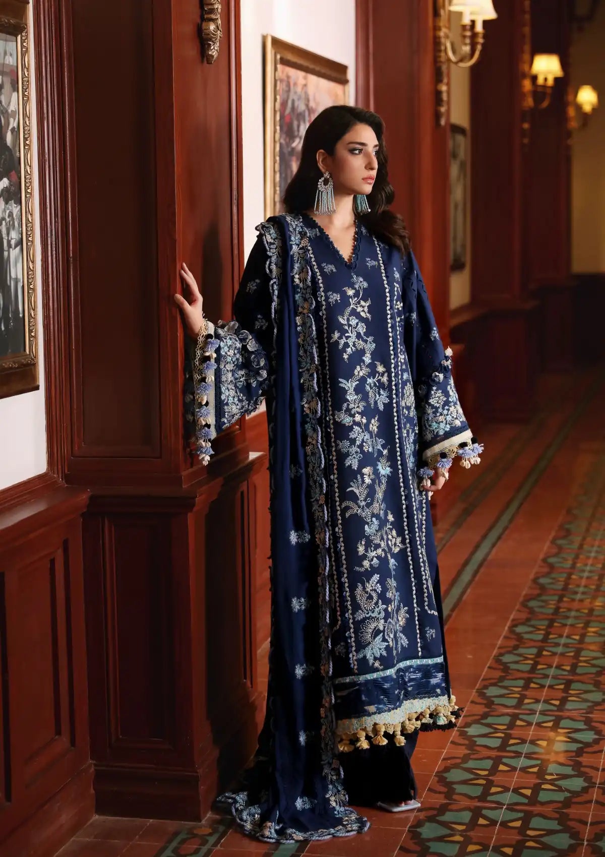 Republic Noemie Autumn Winter'23 D-02A - Mohsin Saeed Fabrics