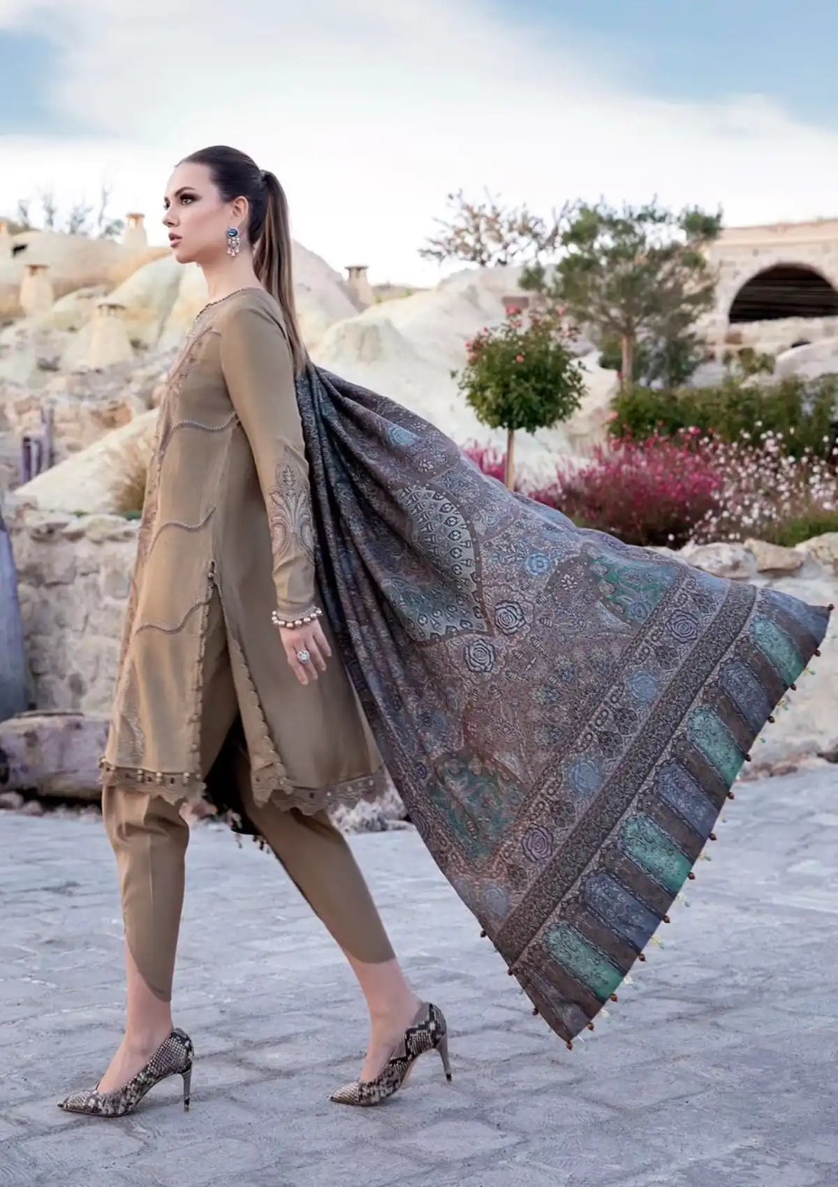 Maria.B M.Prints Winter Edition'23 D-03A - Mohsin Saeed Fabrics