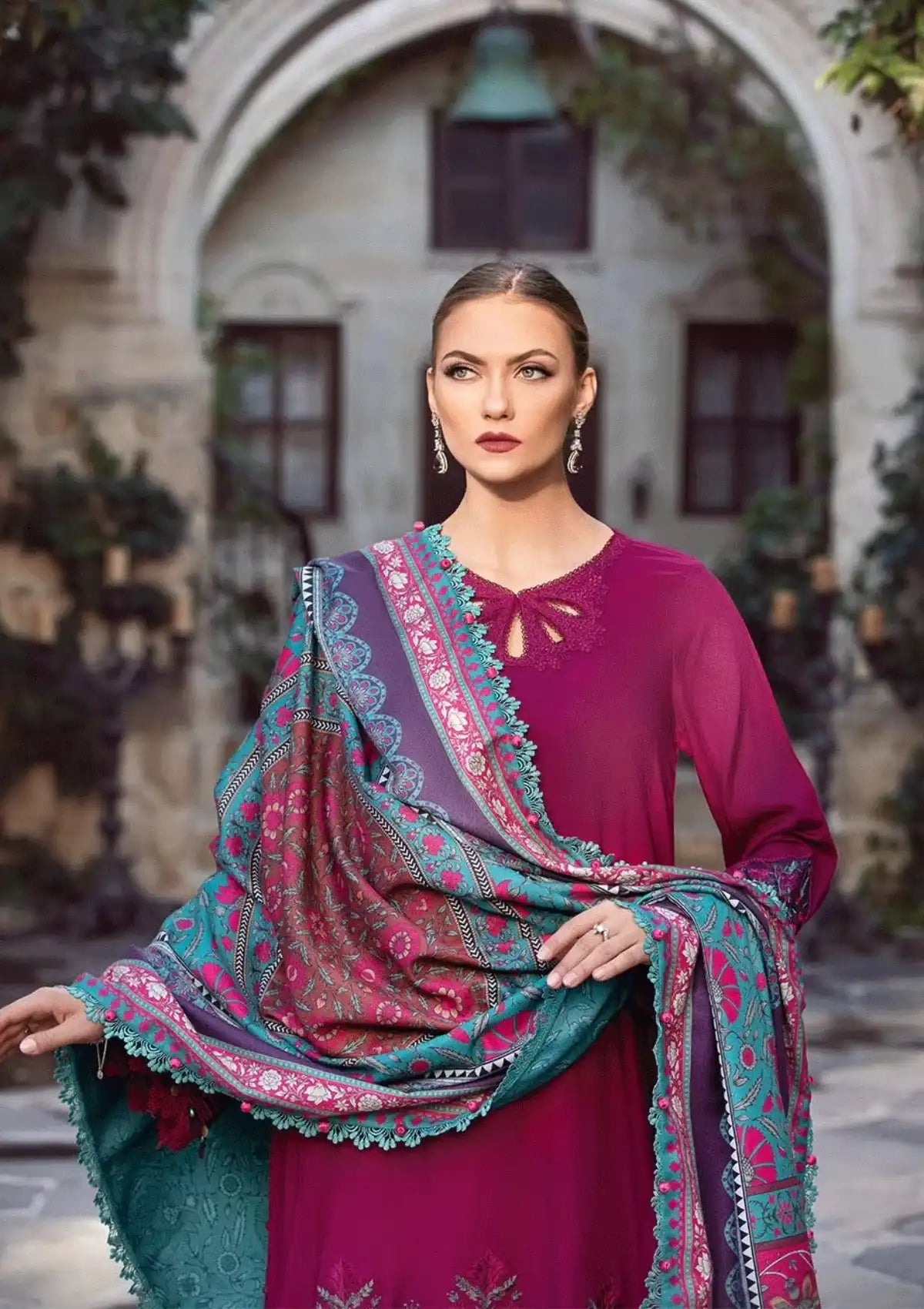 Maria.B M.Prints Winter Edition'23 D-06B - Mohsin Saeed Fabrics