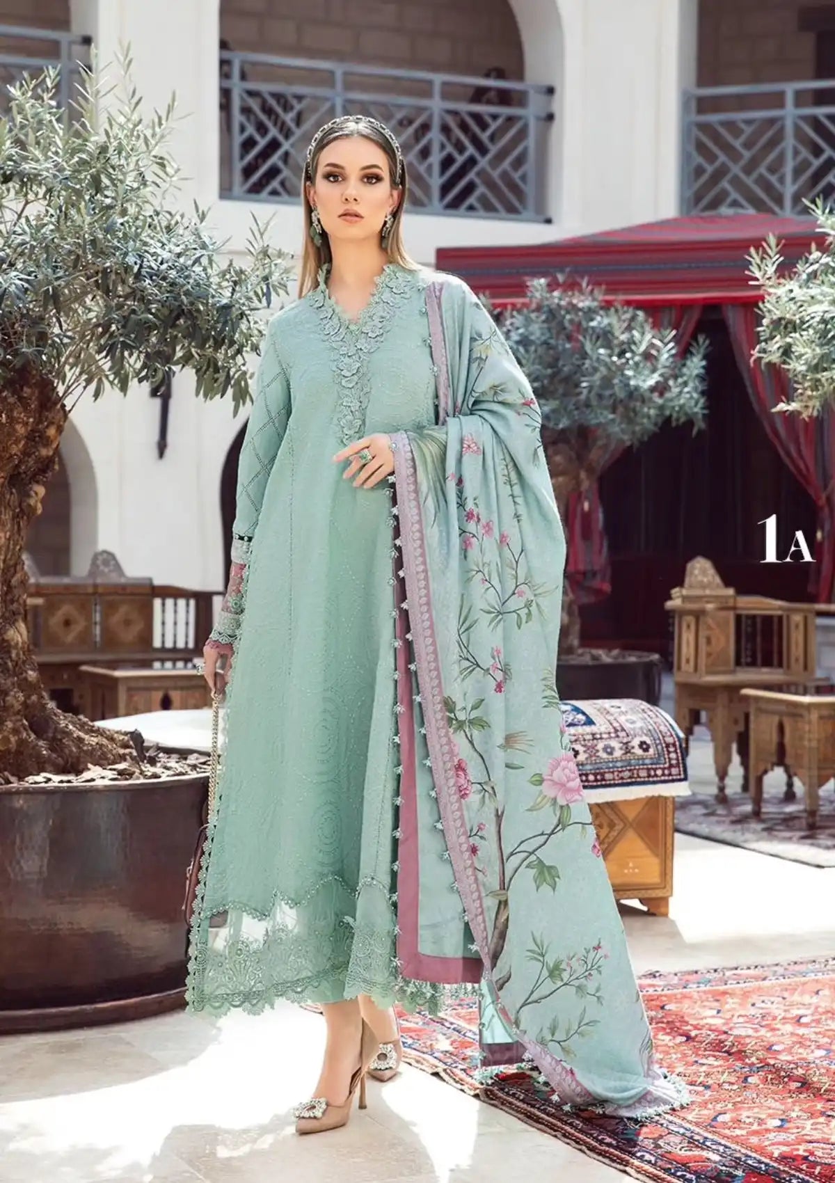 Maria.B M.Prints Winter Edition'23 D-01A - Mohsin Saeed Fabrics