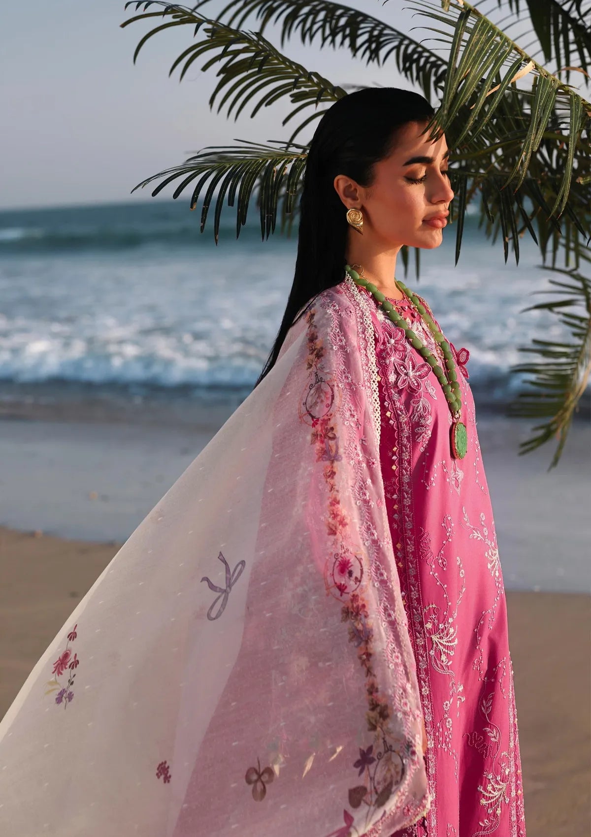 Qalamkar Sahil Luxury Lawn‘26 SA-13 Tara