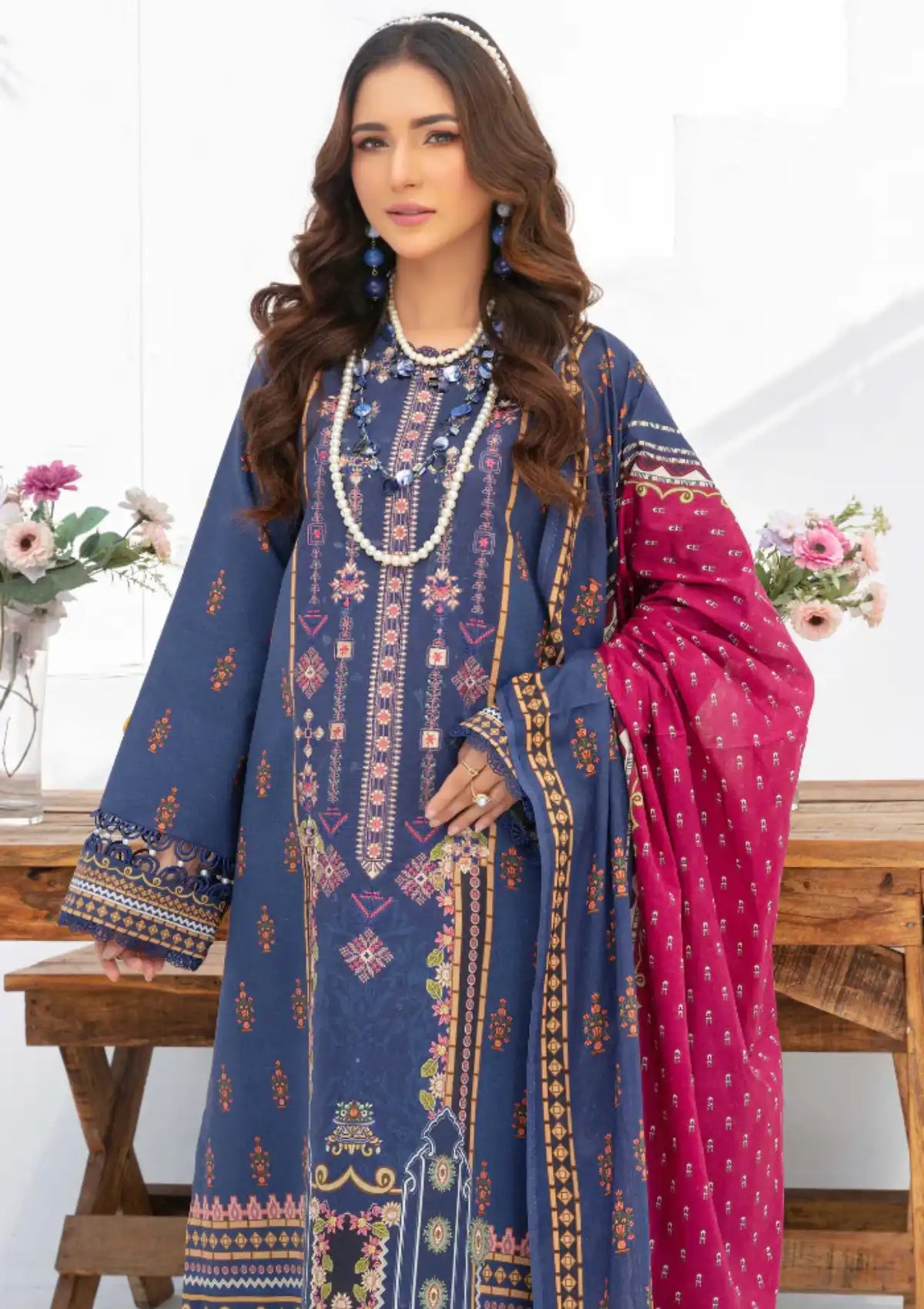 Saira Bano By Humdam'24 D-05 - Mohsin Saeed Fabrics