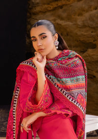 Zainab Chottani Luxury Chikankari'24 D-06B Laali