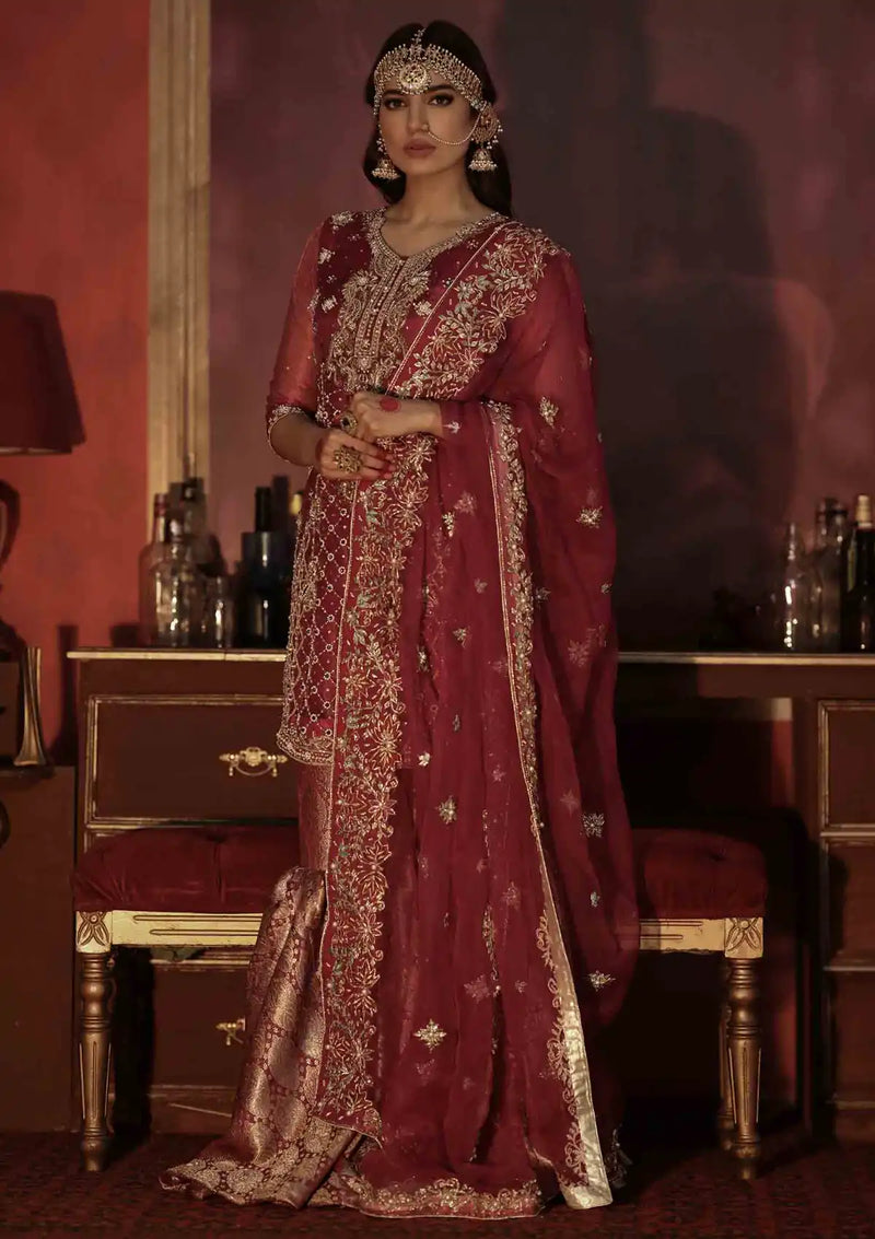 Saiyaan Ji By Zeeniya Luxury Pret'23 (HOT PINK) - Mohsin Saeed Fabrics