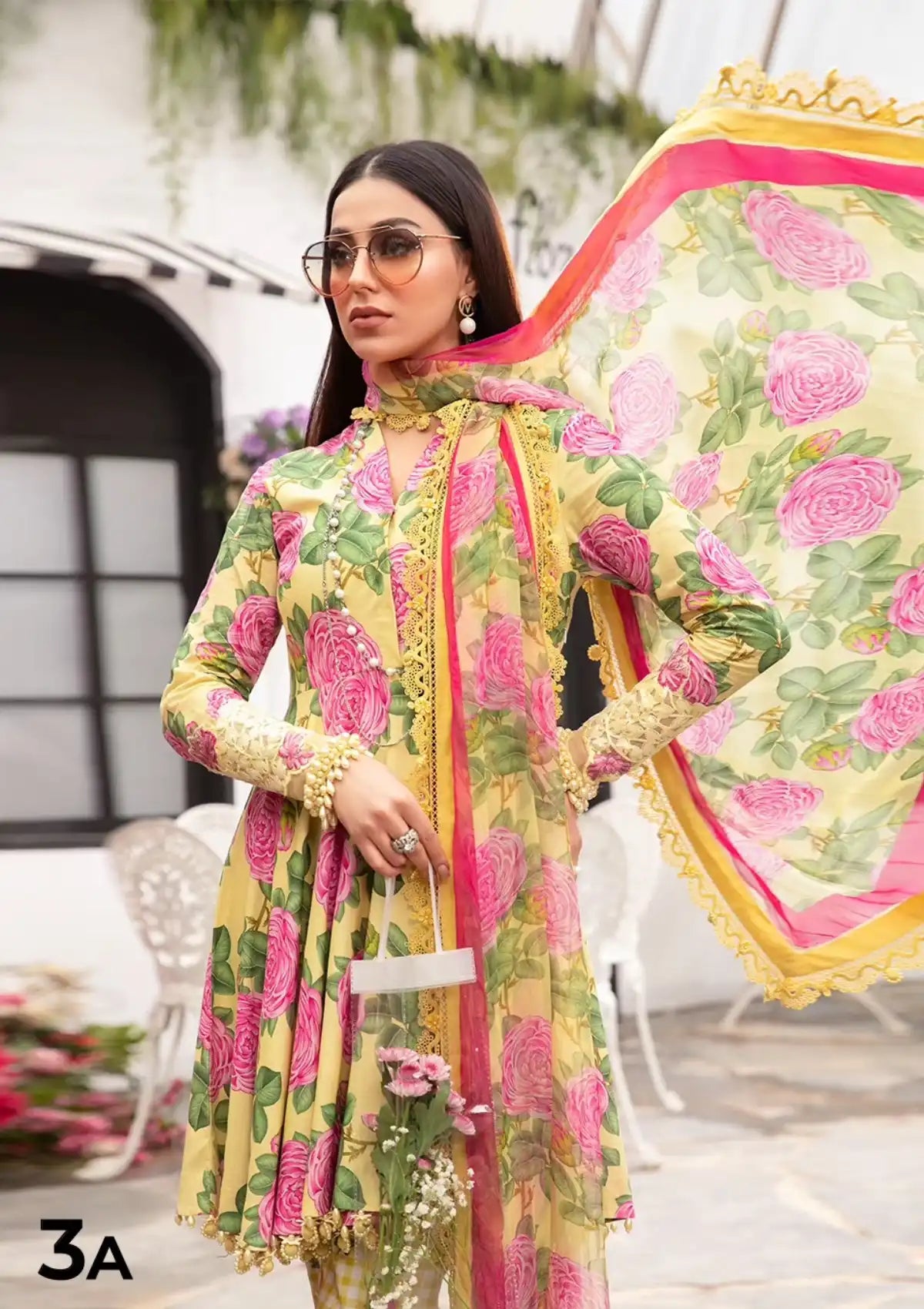 Maria.B M.Prints S/S Lawn'24 D-03A - Mohsin Saeed Fabrics