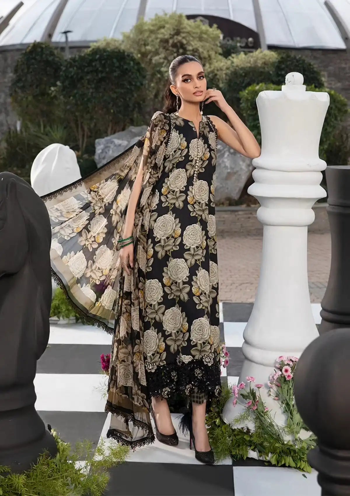 Maria.B M.Prints S/S Lawn'24 D-03B - Mohsin Saeed Fabrics