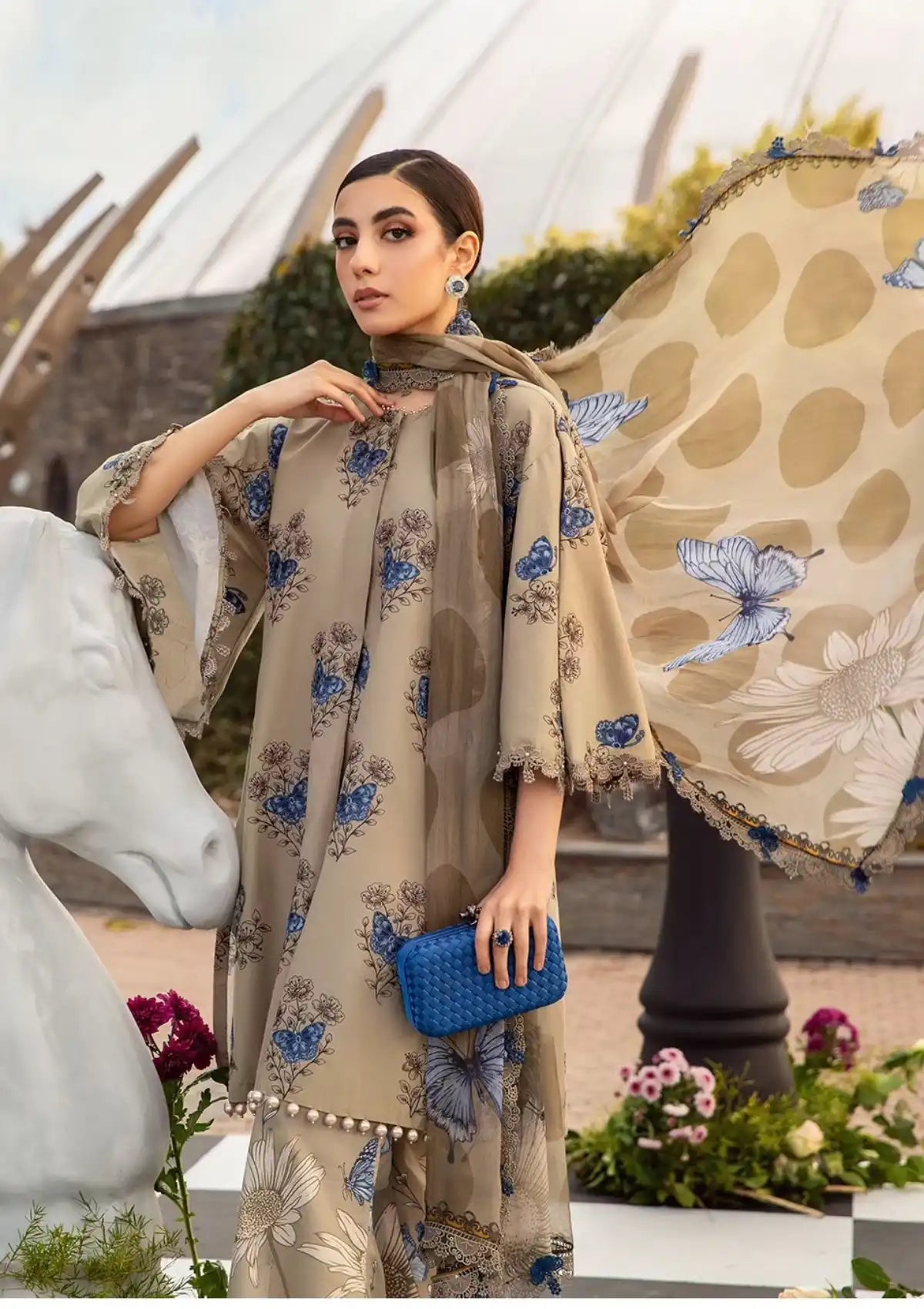 Maria.B M.Prints S/S Lawn'24 D-05B - Mohsin Saeed Fabrics